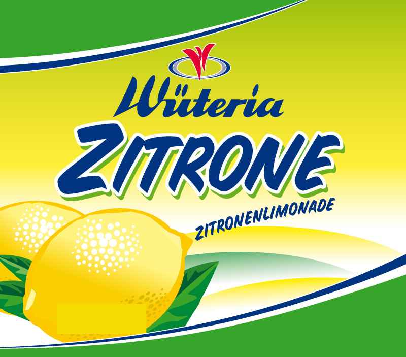 Wüteria Mineralwasser Zitrone