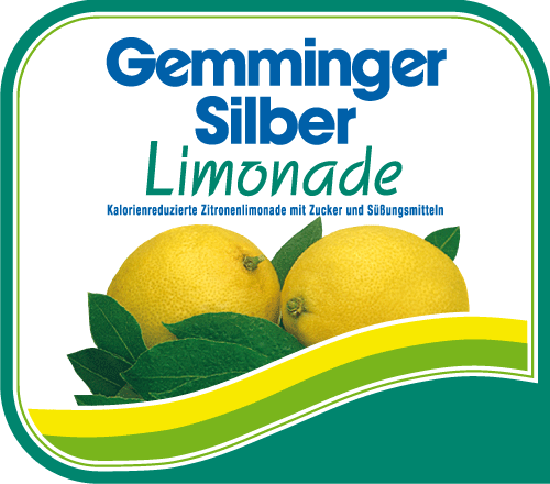 Gemminger Mineralwasser - Mineralquelle Limonade Silber