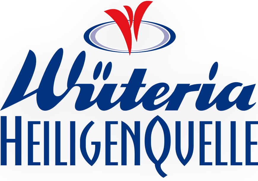 Wüteria Mineralwasser Heiligenquelle Logo