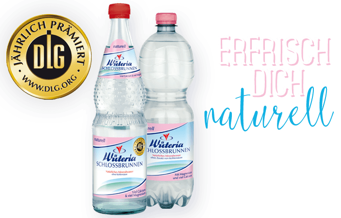 Wüteria Schlossbrunnen naturell - Mineralwasser ohne Kohlensäure