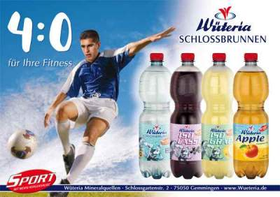 Wüteria Anzeige Sport